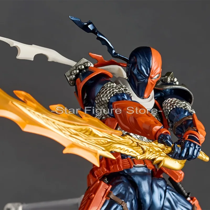 مذهلة ياماغوتشي Deathstroke عمل الشكل 16 سنتيمتر Kaiyodo Revoltech Slade جوزيف ويلسون المنهي تمثال جمع نموذج اللعب