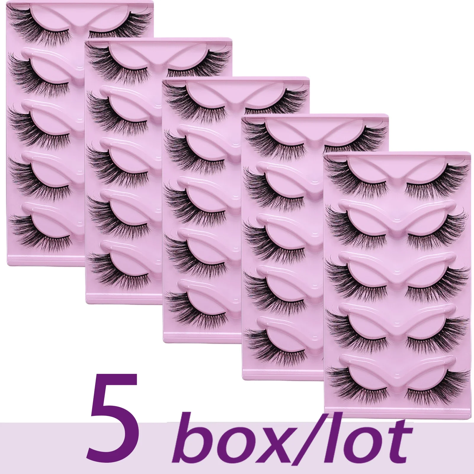 15 pares/25 pares de cílios postiços de gato, cílios postiços grossos, cílios fofos de olho de gato, cílios postiços estendidos