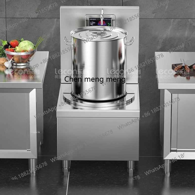 

Commercial electromagnetic single head short soup stove 10KW high power hotel dining hall fried stove LC-J-P10G