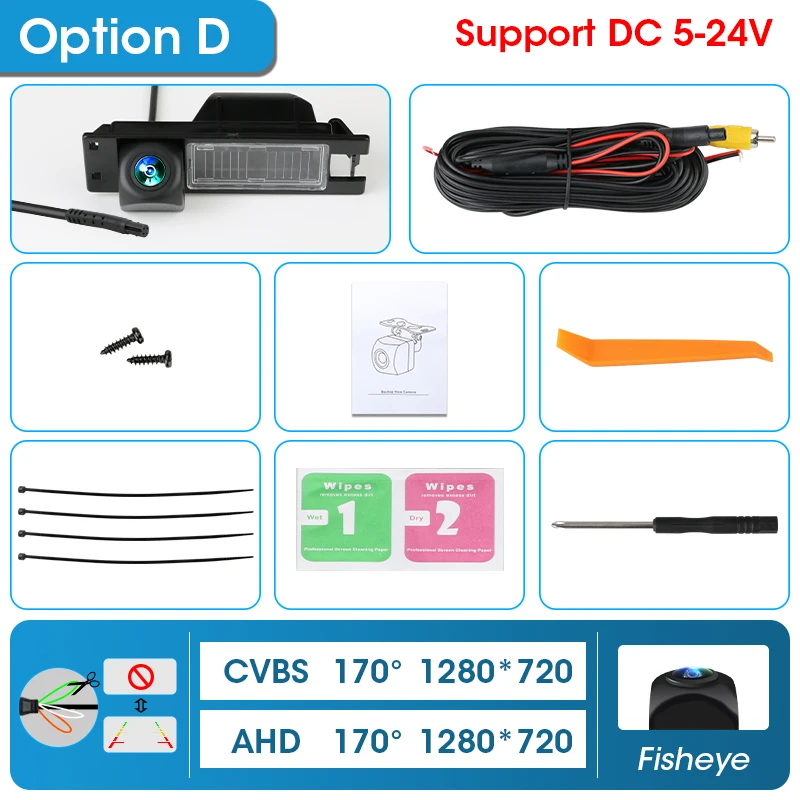 JMCQ AHD 1080P 175 °   Auto Achteruitrijcamera Fisheye Lens Met Beugel Voor Opel Astra H J Corsa D Meriva Een Vectra C Zafira Insignia