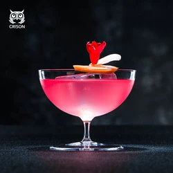 DWF06 CRISON Short footed cup/Champagne glass/Japanese Martini glass/Japanese style cocktail glass 200ml
