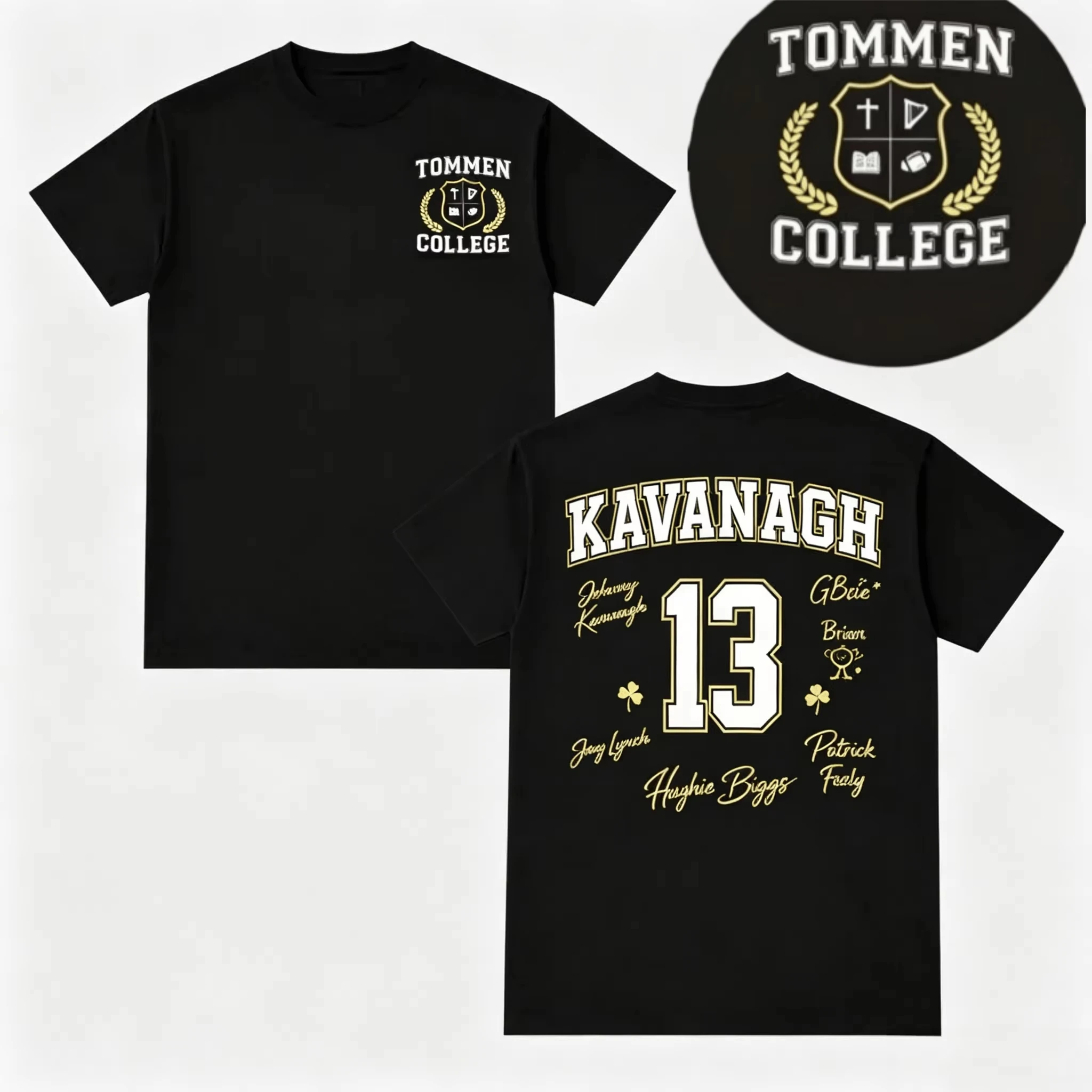 Kavanagh 13 Gibsie 7 Biggs 10 Feely 12 Boys of Tommen Merch T Shirt Casual Fashion T-shirt Suitable for Both Men and Women