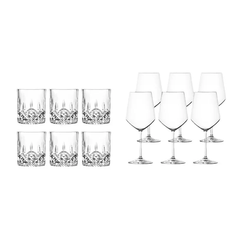 Set Italy imported crystal red wine glass wine glass whisky cup gift box set