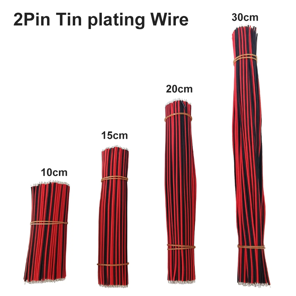 5 個-100 個 22AWG 錫メッキ溶接ワイヤー 2Pin 3Pin 4Pin 5Pin 6Pin 10cm-30cm はんだケーブル銅線 LED ストリップ用
