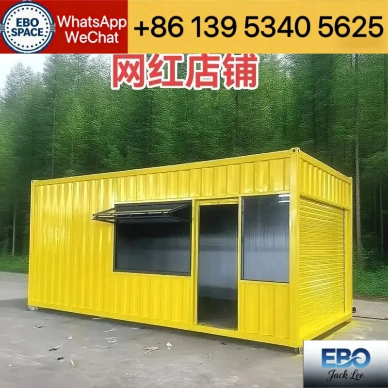 Resort prefab 30ft foldable expandable container house outdoor villa waterproof durable materials kitchen bathroom included
