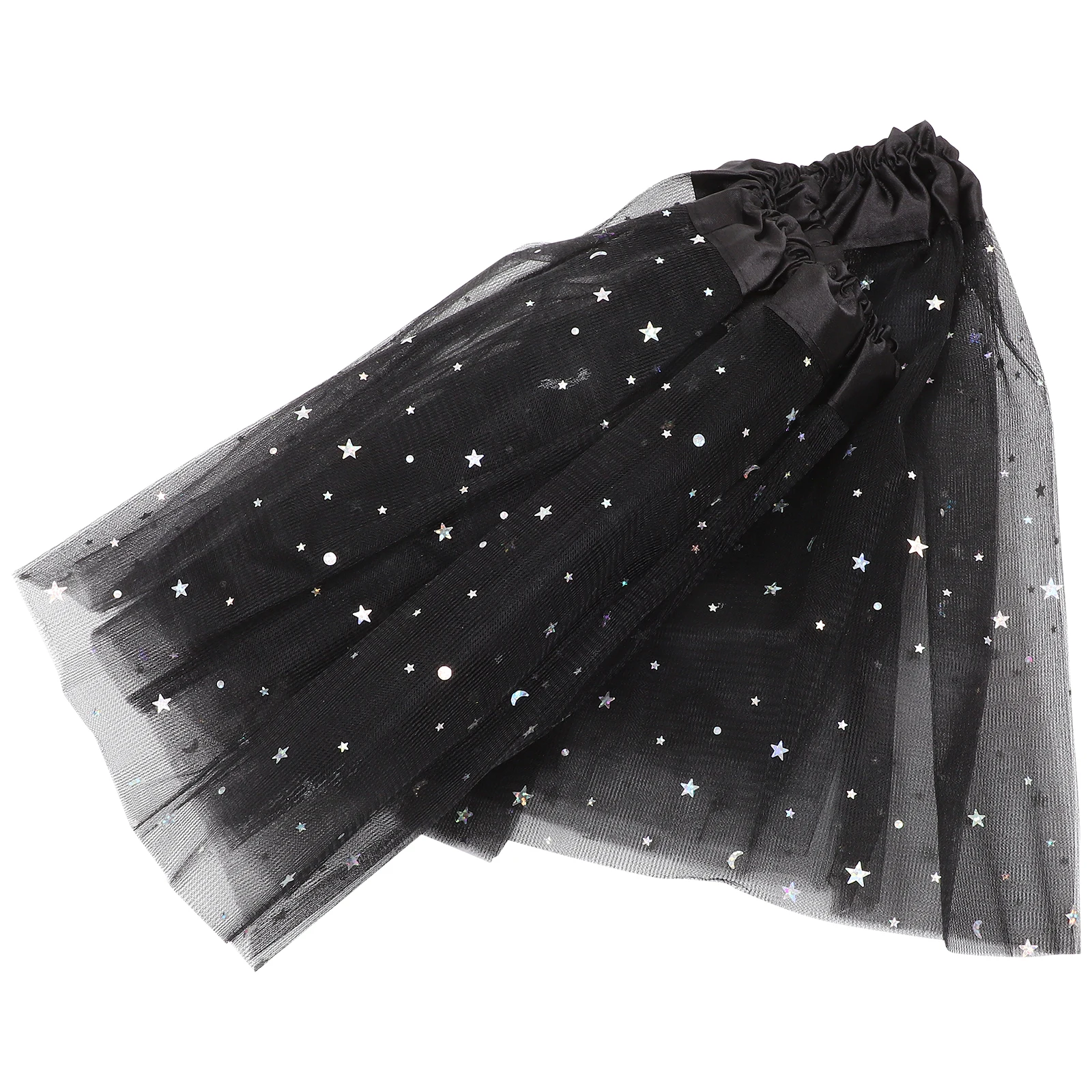 

Sequin Yarn Dance Skirt Girls Tutu Dress Shiny Color Lightweight Comfortable Gymnastics Costumes Crafting Gifts