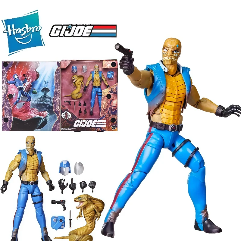 

In Stock Hasbro G.I. Joe GI Joe Classified Series Cobra Commander Anime Action Figure Model Collect Hobbies Toys Holiday Gift