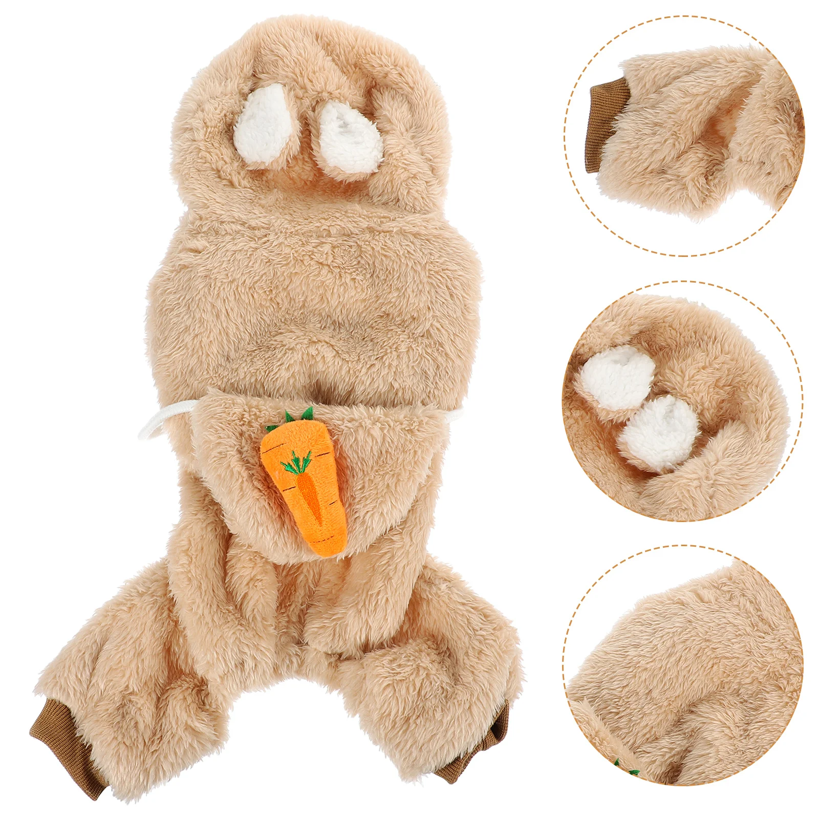 

Pet Dog Hats and Clothes Coat Warm Carrot Polar Fleece Jackets for Small Dogs