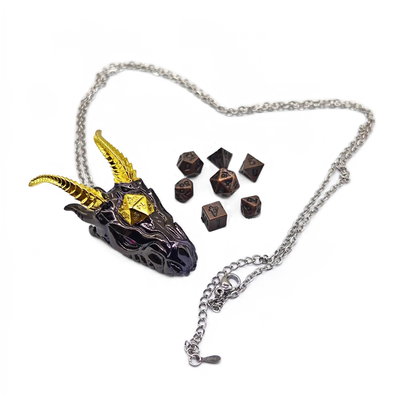 

1set New Metal Hollow Faucet Mini 6MM Dice Set DND Dragons and Dungeons Board Game Run Group Dice Birthday Gift To Friends