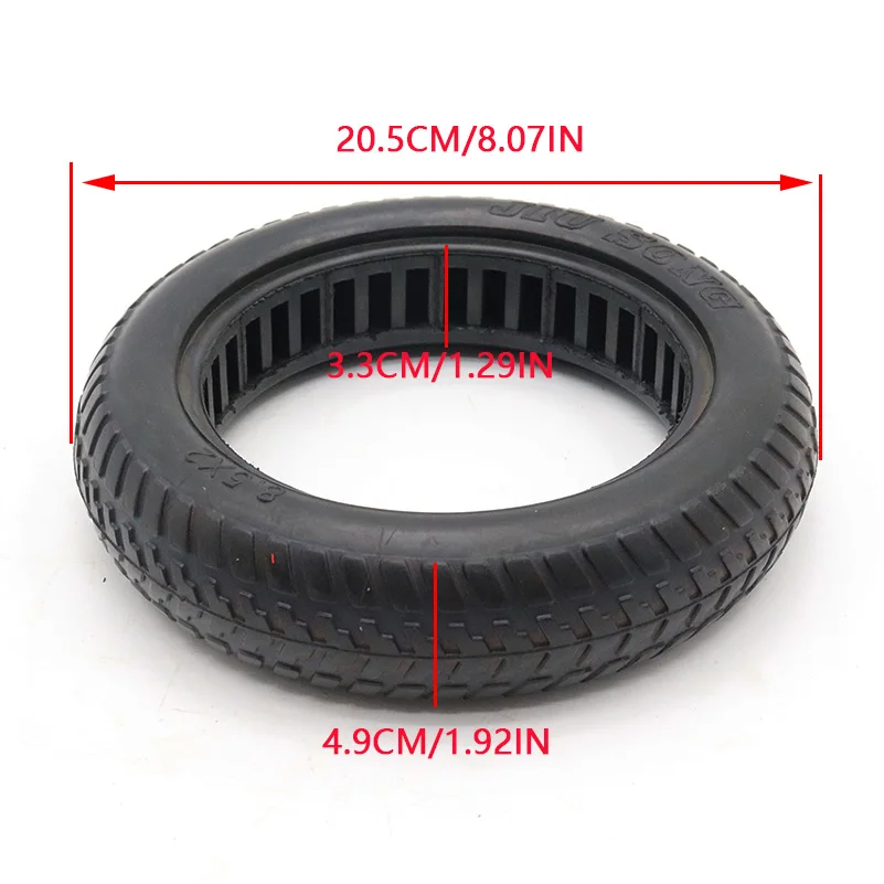 8.5x2 Solid Tire Damping Scooter Hollow Solid Tire Custom For Skateboard Scooter Tyre Tire Wheel Non-Pneumatic Rubber Tyre
