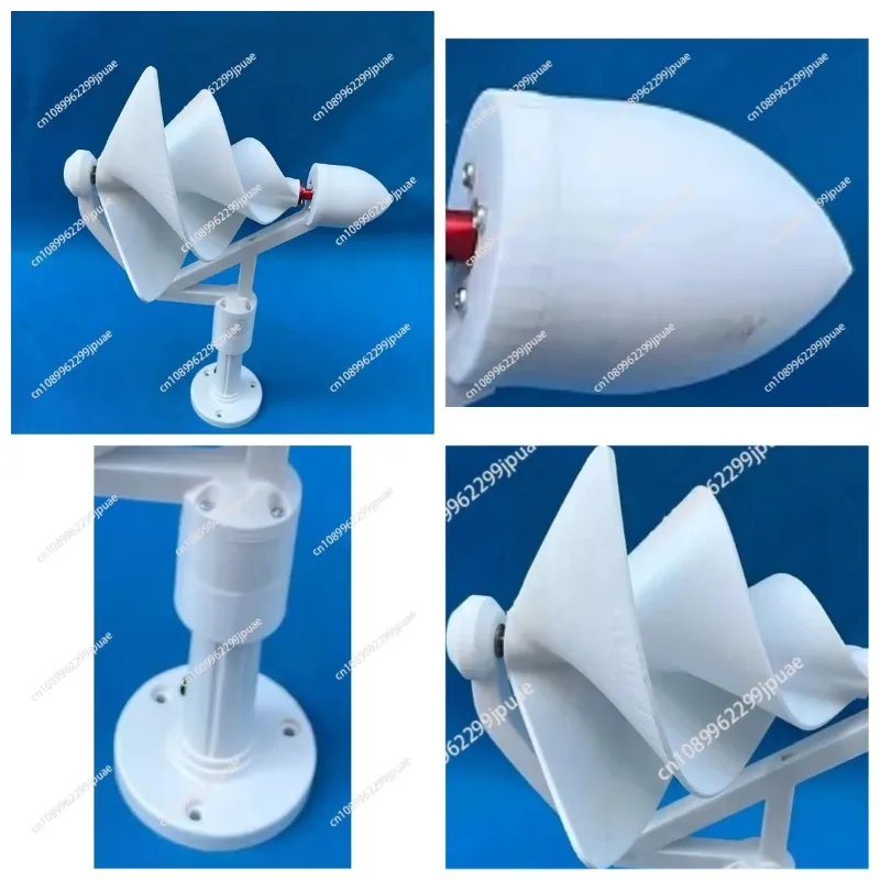 50W Micro Wind Turbine Generator 12V DC Output Three Phase PM Brushless Generator Low Start Wind Speed