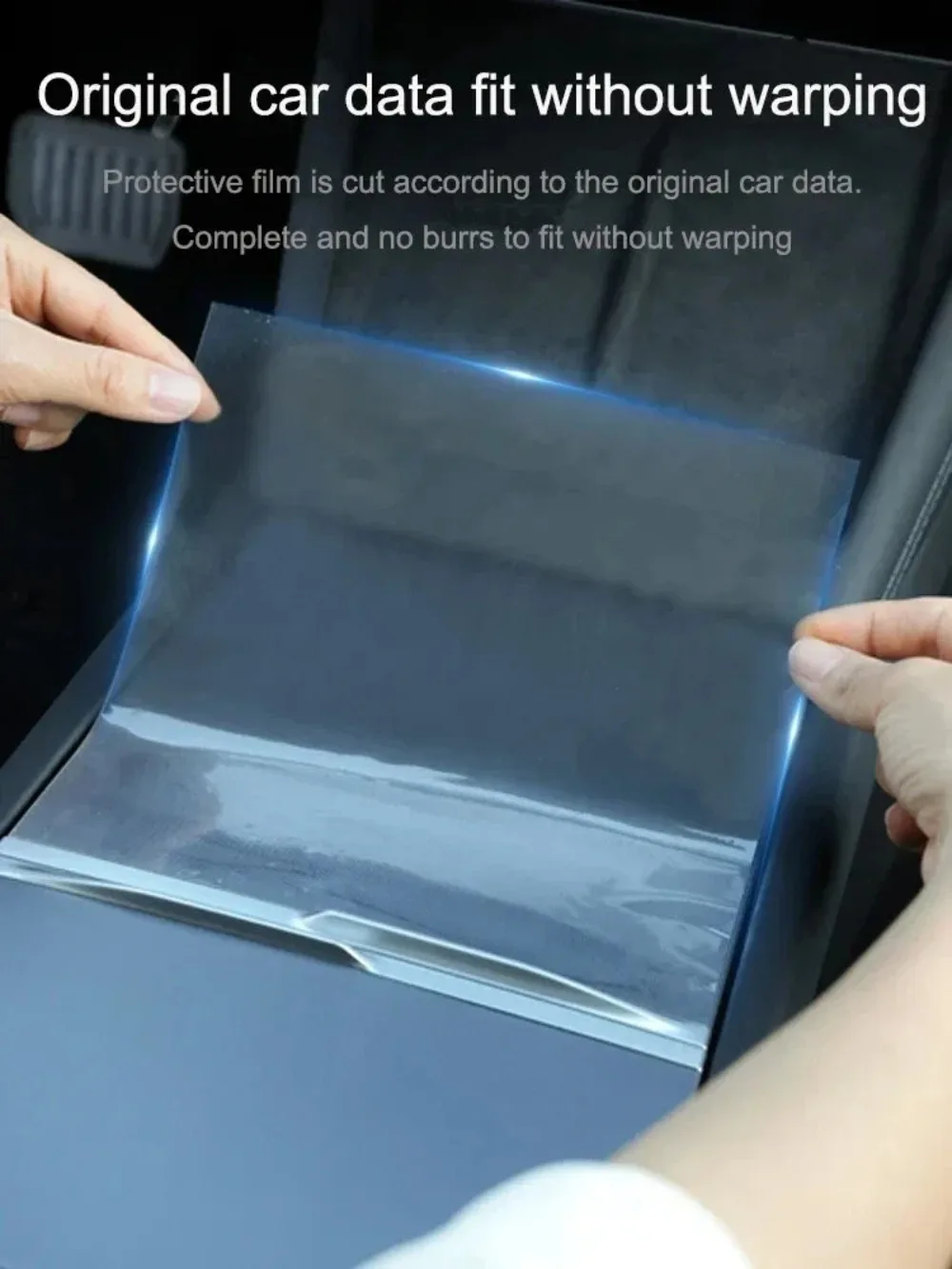 TILONDEX TPU Anti-Scratch Protective Film for Model Y Juniper Center Console Panel Sticker Car Interior Accessories
