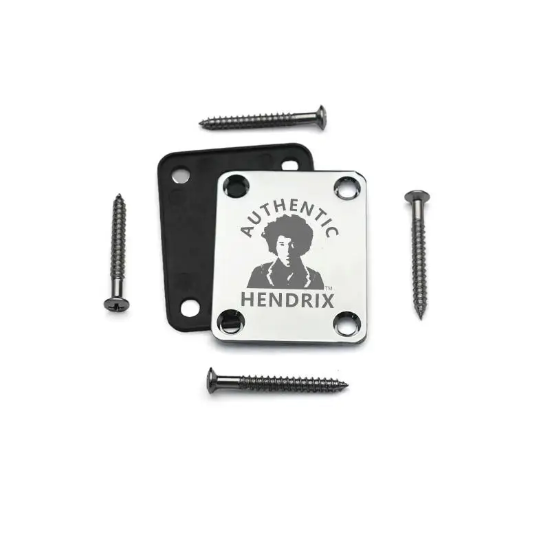 JIMI HENDRIX Signature Electric Guitar Neck Plate Gold/Silver/Black - view 4