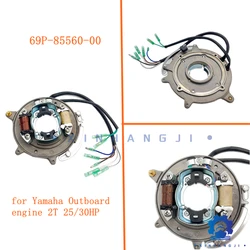 69P-85560-00 Base Assy for Yamaha Outboard 2-strokeT25/T30 Charging + trigger + lighting with aluminum，69P8556000，69P-85560