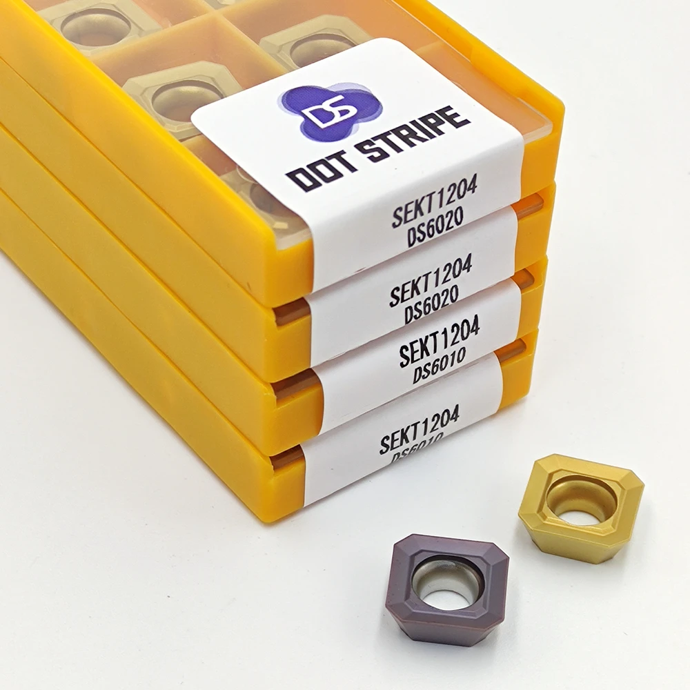 SEKT1204 AFTN FK VP15TF 10Pcs เครื่องกลึง CNC Lnternal โลหะเครื่องมือ SEKT 1204 UE6020 US735คาร์ไบด์แทรกตัด