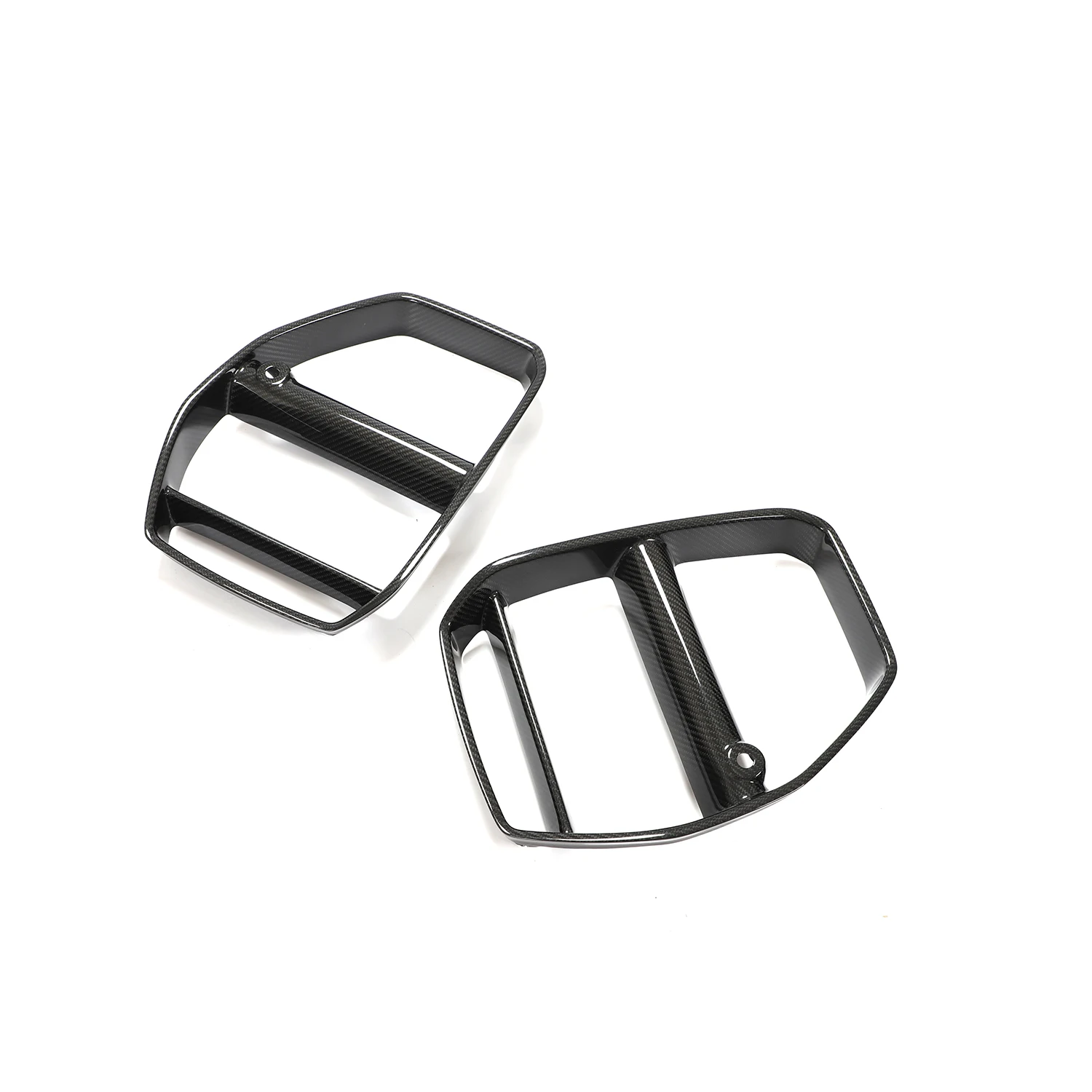 Rejilla delantera preenrollada de fibra de carbono seca G80 G82 G83 para BMW Serie 4 M3 M4 2021-2022