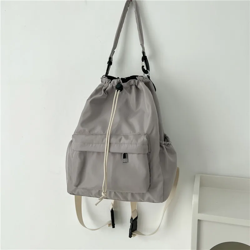 

Стильная большая сумка для женщин. Дизайнерская роскошная сумка. Модный повседневный рюкзак на плечо с завязками. Повседневная студенческая сумка для повседневного использования.