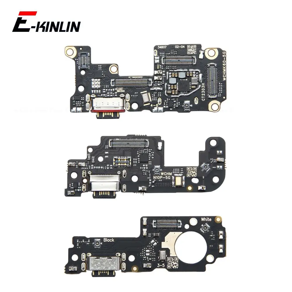 Charger USB Dock Charging Dock Port Board Flex Cable For Xiaomi Poco C31 C40 C50 C51 C55 F4 F5 M5 X2 X3 NFC X4 X5 Pro GT