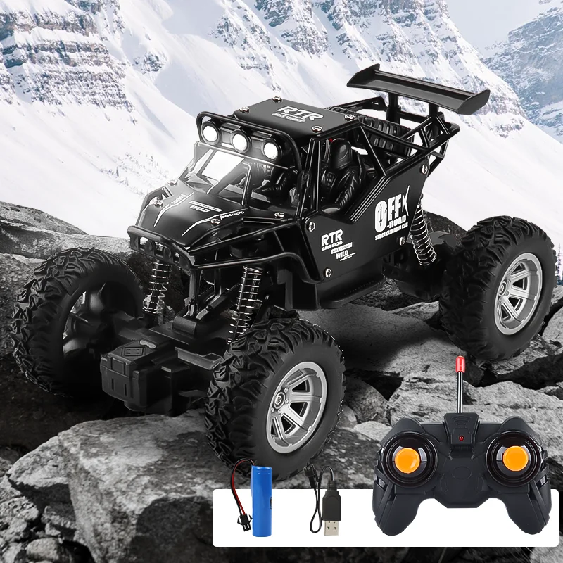

1:20 Off Road Wireless Remote Control Alloy Clipping Quality High Speed RC Car LED Lights Children's 4WD Clipping Car Boys Toy