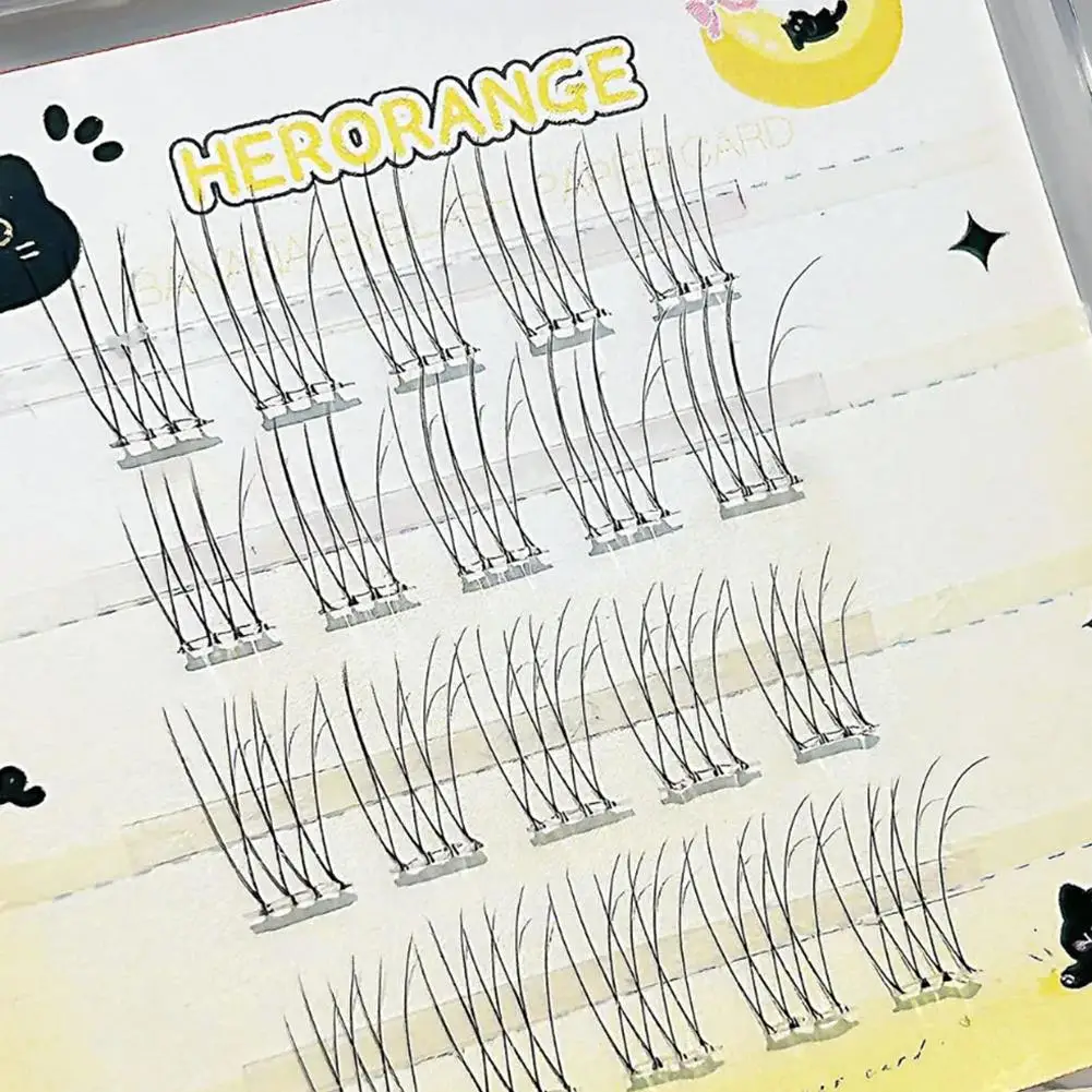 

Дорожные накладные ресницы без клея, личный макияж, накладные ресницы, индивидуальные ресницы, профессиональный кластер Gra X5Q9