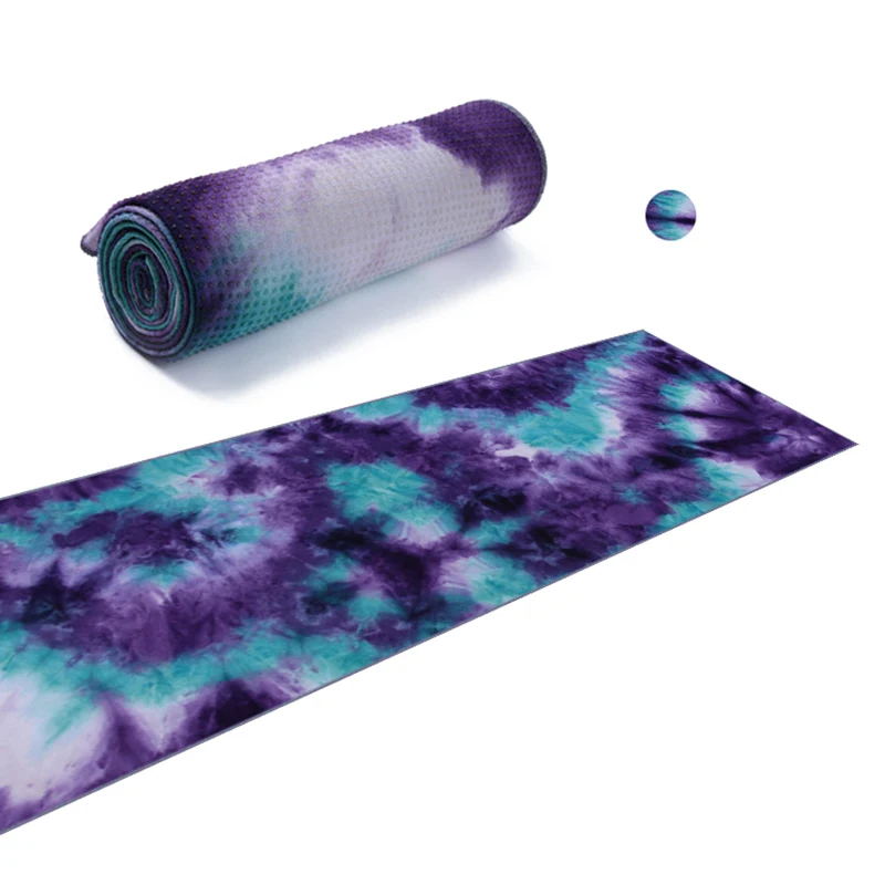 Non Slip Yoga Mat Cover Towel Anti Skid Microfiber Yoga Mat Slimming Exercise Fitness Gymnastics Ma Pilates Blankets Fitness