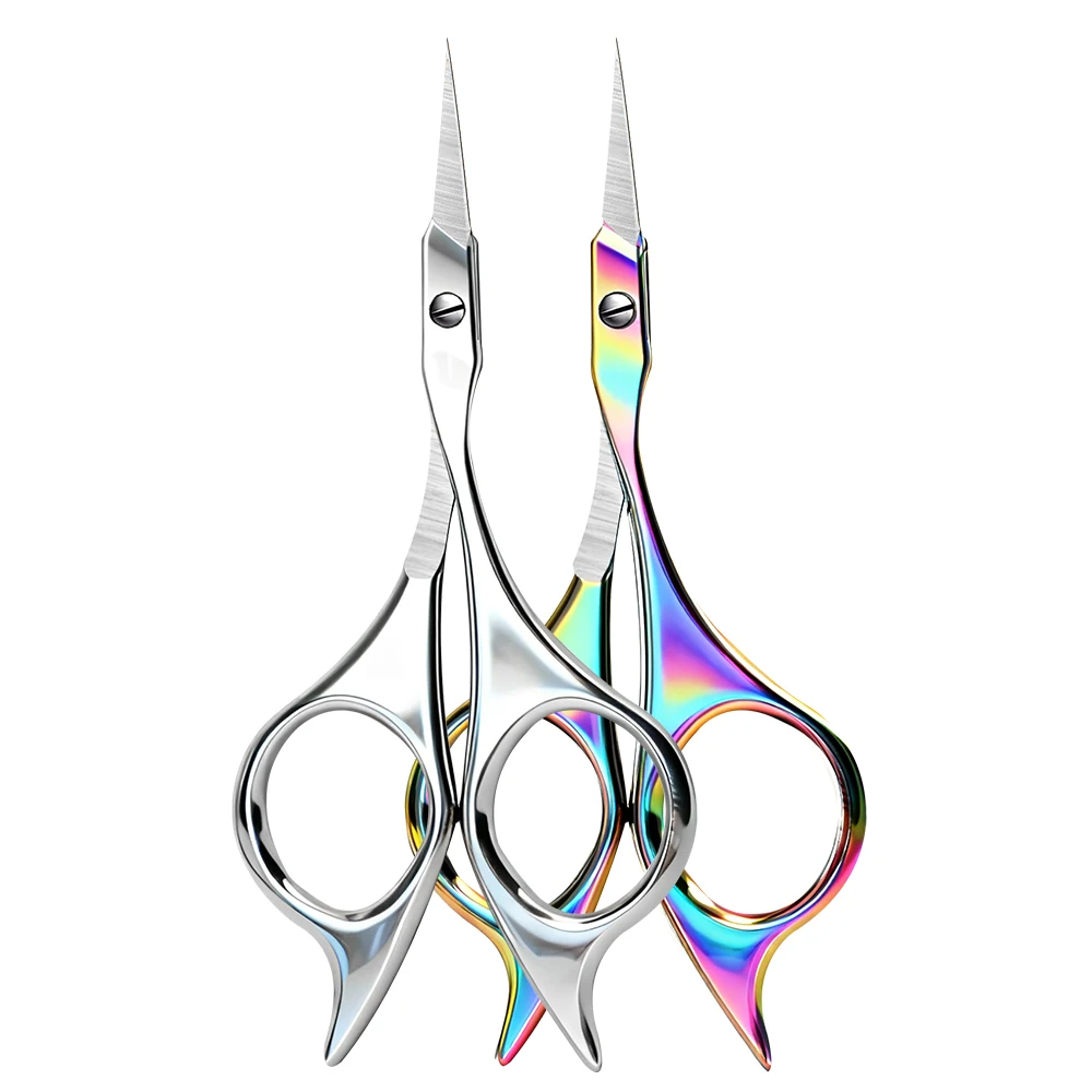 湾曲したキューティクルはさみ マニキュアツール ネイルキューティクルトリマー ステンレス鋼の爪はさみ キューティクルケアカッター 小さなはさみ