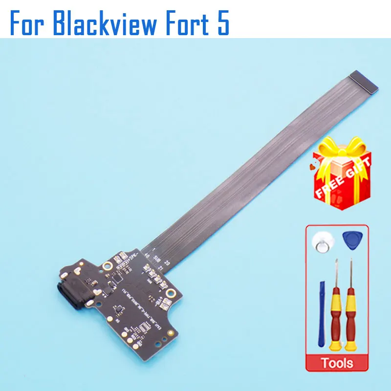 Neues Original Blackview Fort 5 Fort 1 USB-Board Ladeanschlussplatine Typ-C-Board mit Haupt-FPC für Blackview FORT 5 Smartphone