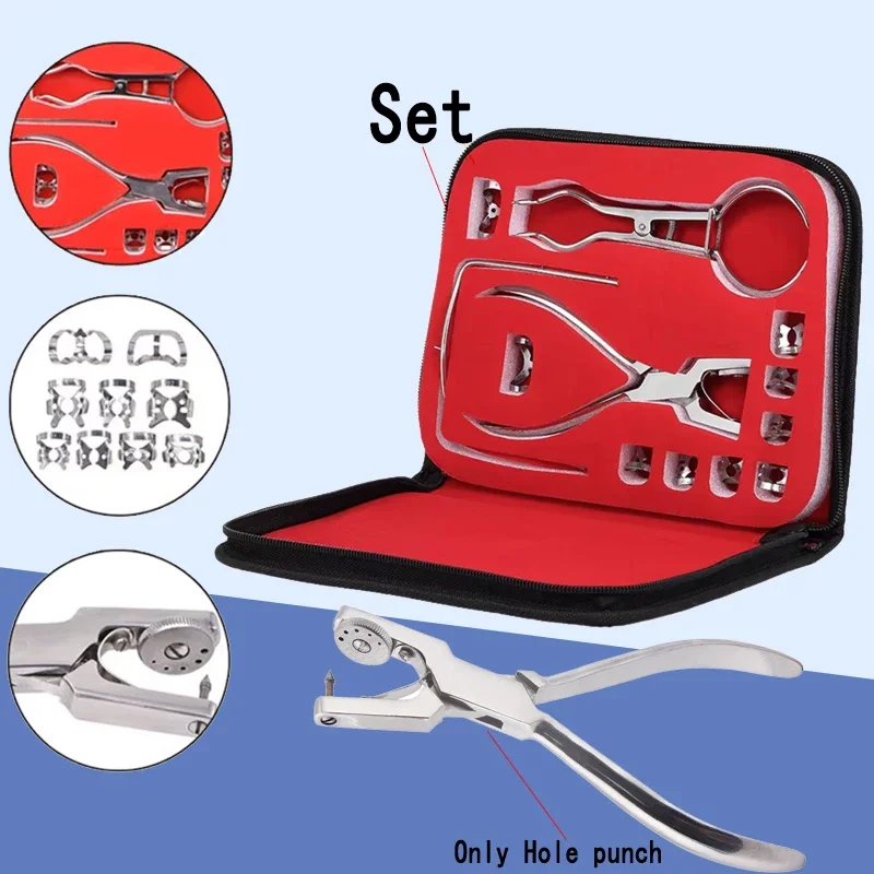 Kit Teeth Care Dental Dam Perforator Dentistry Dam Hole Puncher Pliers For Dentist Rubber Dam Puncher Lab Orthodontic Tools