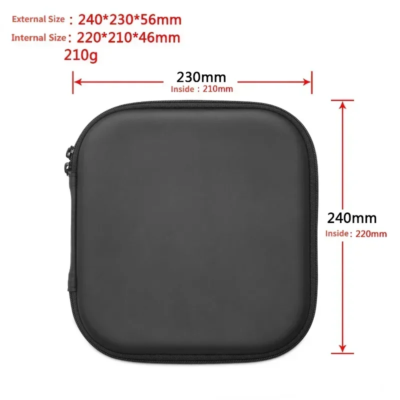 Portable Impact proof Case Bag Compatible For  Mac Mini Desktop Computer Mini Host Travel Case Protctive Carrying Bag