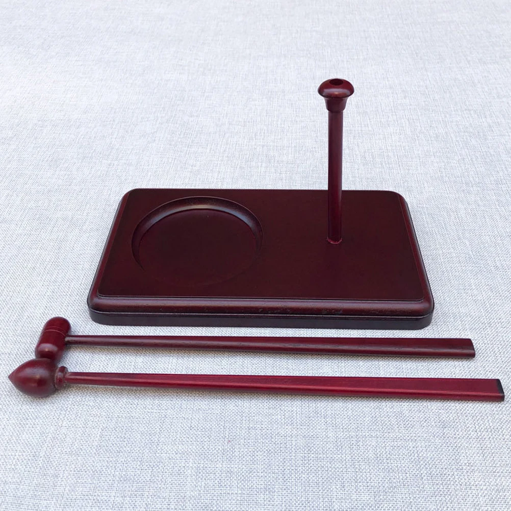

Wood Mallet 39cm Drum Sticks Bulk Wood Handle Temple Bell Music Instrument Percussion Drumstick Ideal for Ceremonial Use