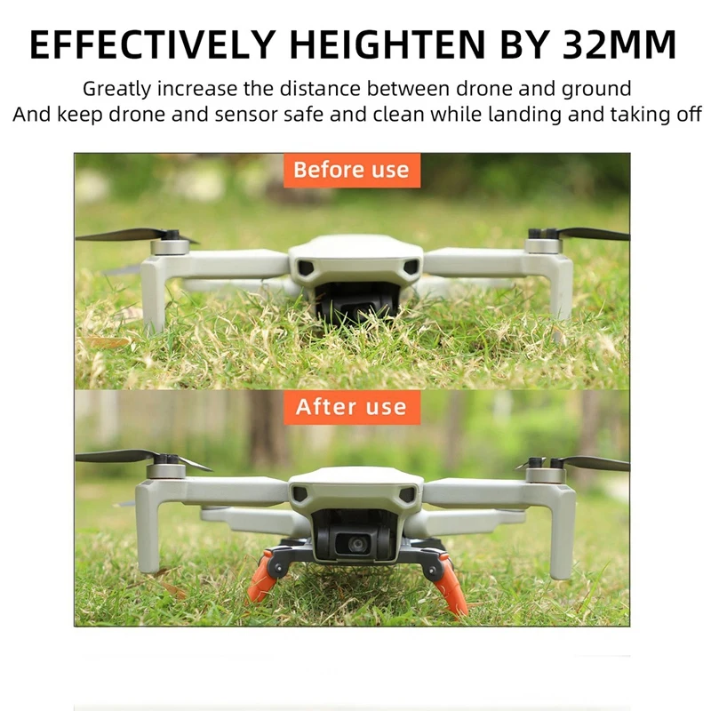Drone Landing Gear Protect Support Leg Propeller Cover For DJI Mini 2/SE/Mavic Mini Drone Accessories