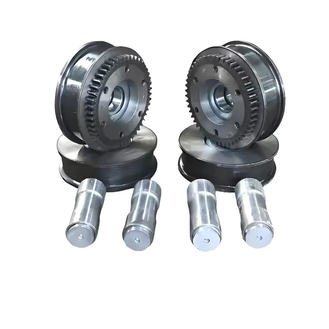 

High Precision Steel Wheel Forging Construction Machinery Parts For Overhead Crane And Crane Rail Wheel