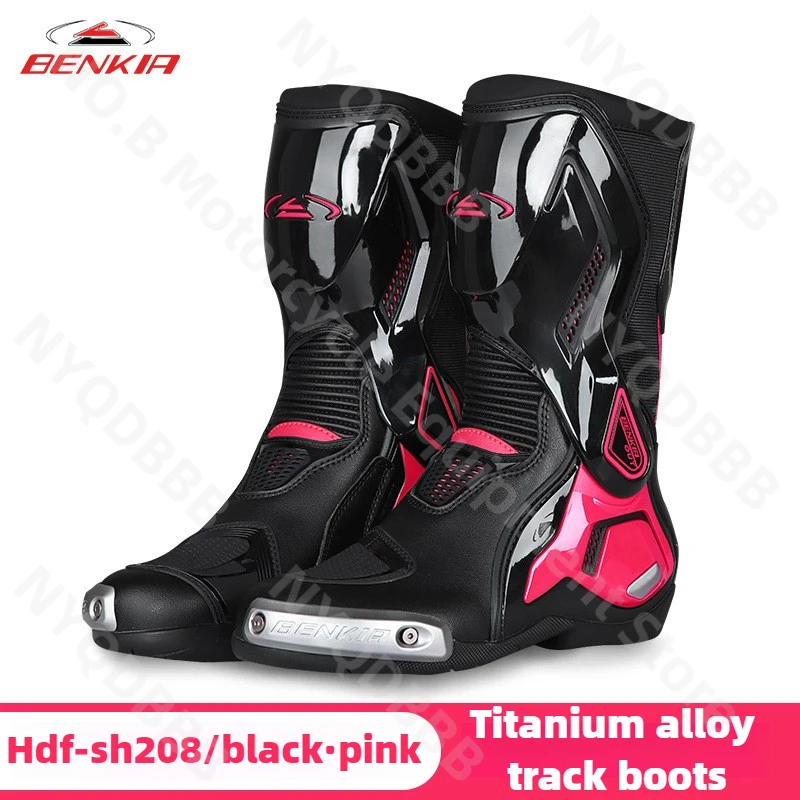 Cycling Boots for Winter Motorcycle Riding Off-road Track Four Seasons Motorcycle Riding Men's and Women's Long Boots