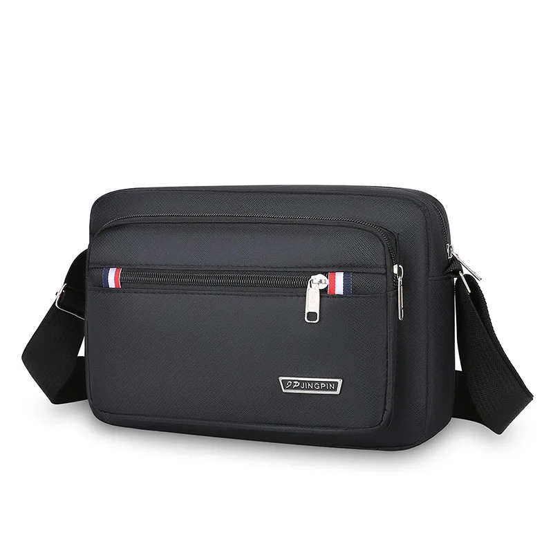 New Model Business Men Multi-layer Single-shoulder Bag, Multi-functional Portable Cross-body Bag, Casual Large-capacity Backpack