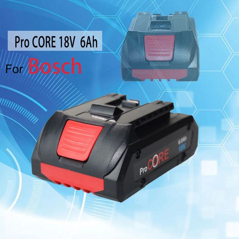 

CORE18V 6000mAh ProCORE Replacement Battery for Bosch 18V Professional System Cordless Tools 21700 Cell