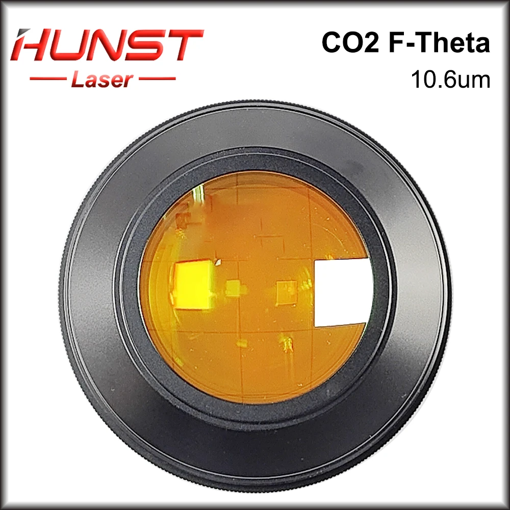 Hunst Co2 F-theta Lens 10.6um 10600nm Wavelength USA CVD ZnSe M85 Thread F75-F430 for Co2 Laser Marking & Engraving Machine