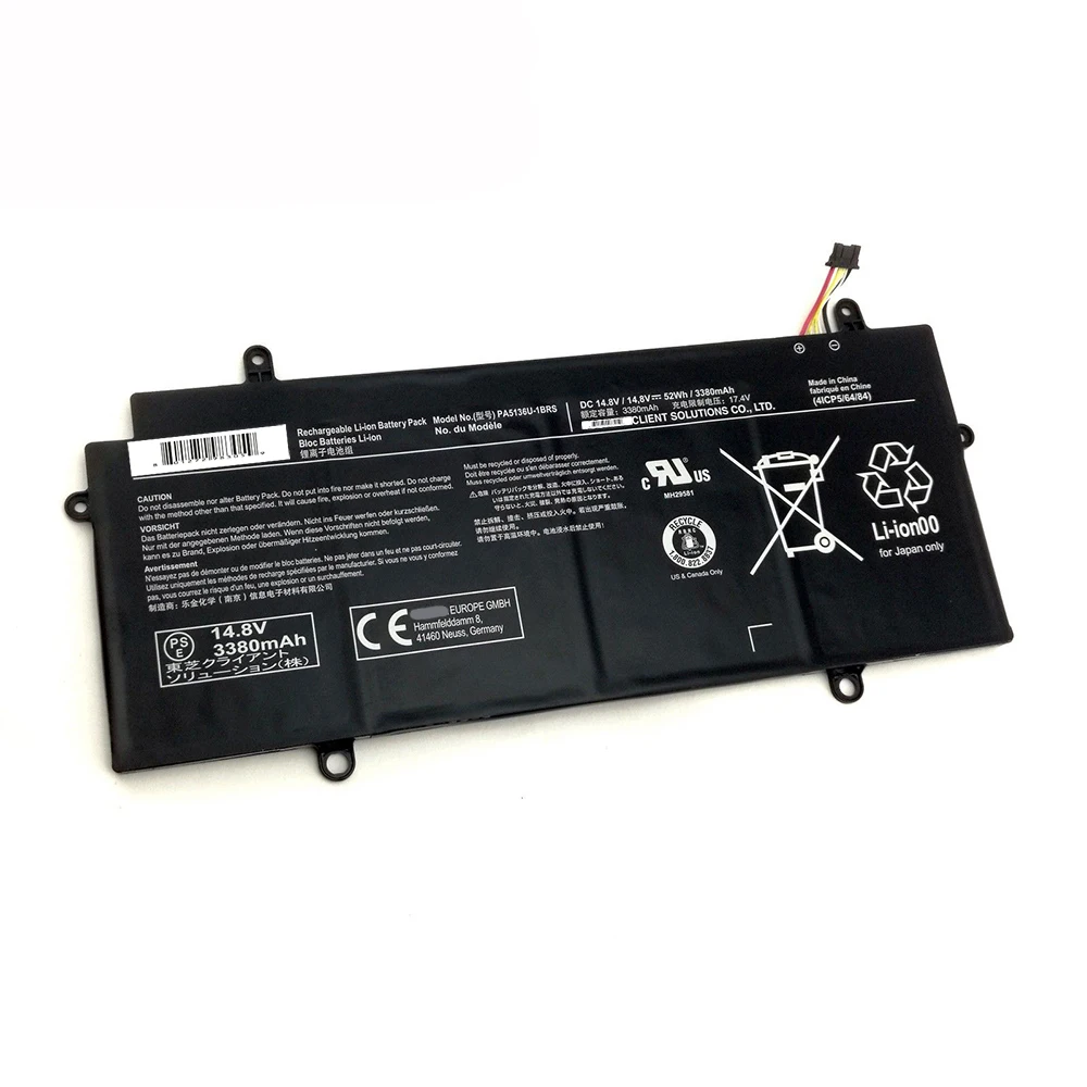 Imagem -04 - Bateria do Portátil para Toshiba Portege Pa5136u1brs 14.8v 52wh Z30 Z30-a Z30-b Z30-c Z30-a1301 Novo Original