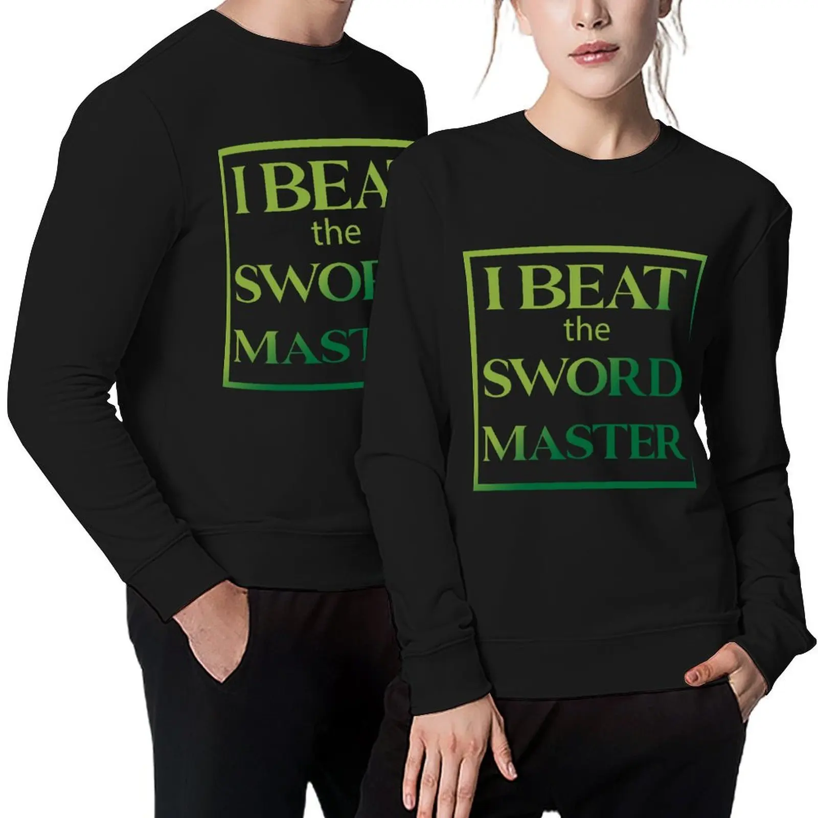 

I Beat the Sword Master - Monkey Island Pullover men clothes tracksuits korean style clothes sweatshirts men