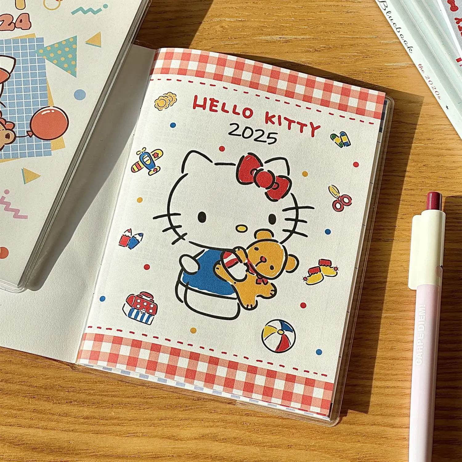 2025 Cute Cat Color Page Design Style School Specific Notebook Student Memoirs Excerpt Diary School Specific Notebook