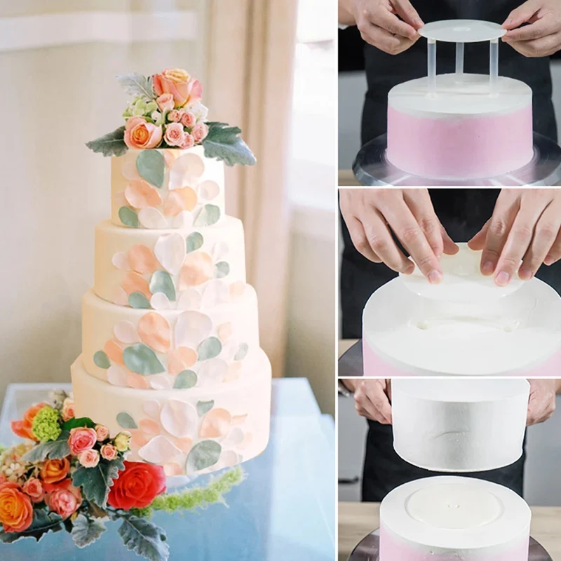 متعدد الطبقات كعكة دعم الإطار العملي تقف قالب الحلوى المستديرة دعم فاصل توازين قوس المطبخ لتقوم بها بنفسك كعكة أداة زخارف