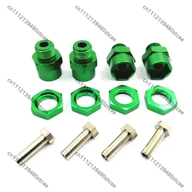 12MM To 17MM Thickened Extended Wheel Hex Hub Adapter 15MM For 1/10 To 1/8 RC On‑Road Buggy Monster Truck Upgrade Parts