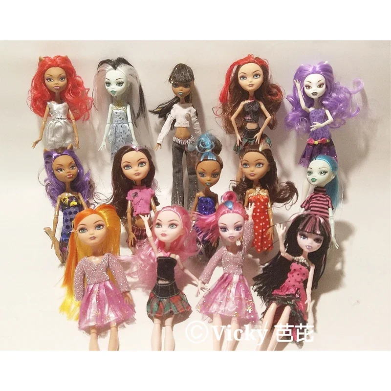 

Monstering High Doll Fasion Monster Dolls Dress Make Up Princess Action Figures Elf High School Moveable Body Girls Toys Gifts