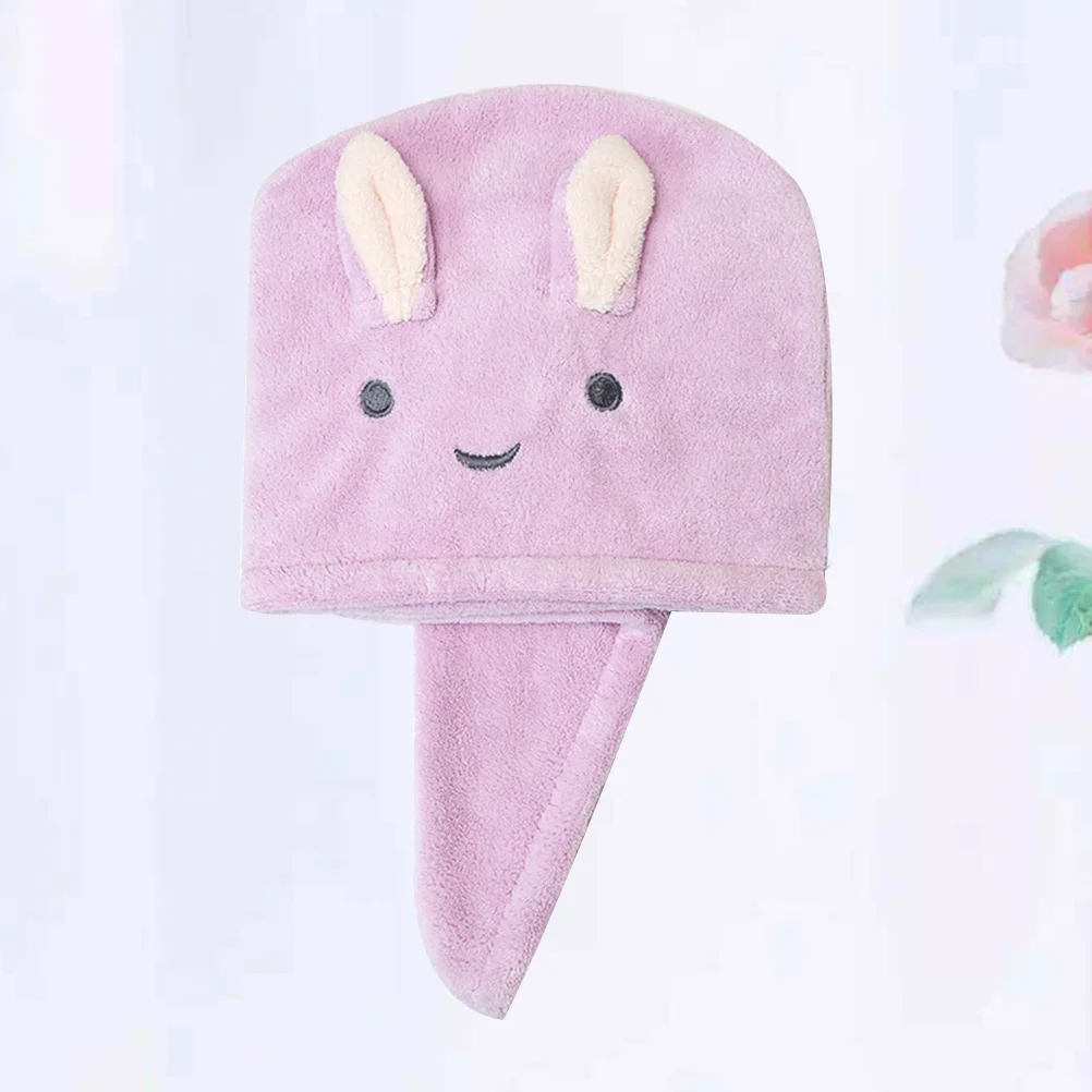 غطاء تجفيف الشعر فائق الامتصاص، لفافة سريعة الجفاف للشعر الطويل المجعد، خفيف الوزن، ملحق حمام محمول، لافندر