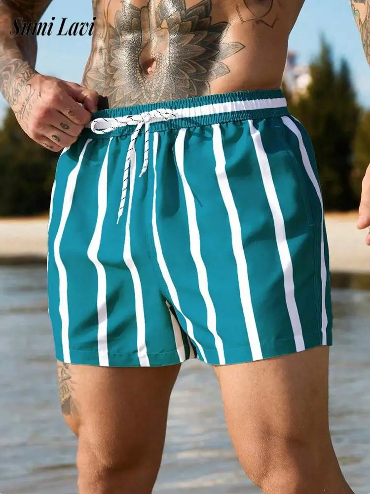 

Мужские пляжные шорты на весну-лето 2026: повседневные, свободные, прямые, с завязками, модные, с принтом