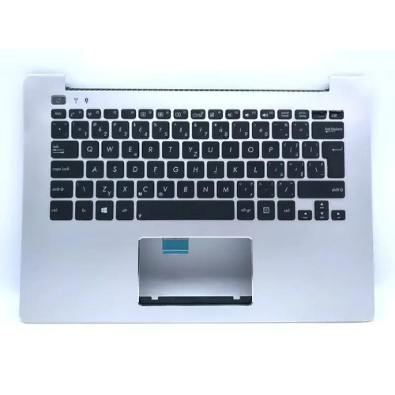 Y+ Keyboard for Asus S301L S301LA Q301L Q301LA Silver Palmrest