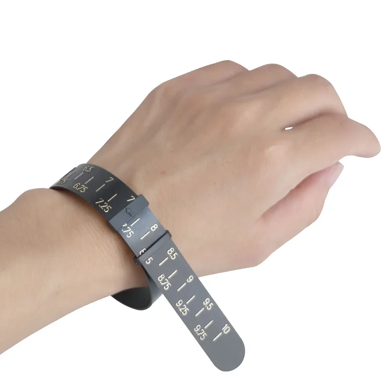 

Plastic Wrist Sizer Bracelet and Bangle Gauge Sizer Tool Essential Jewelry Wrist Size Measure Tools