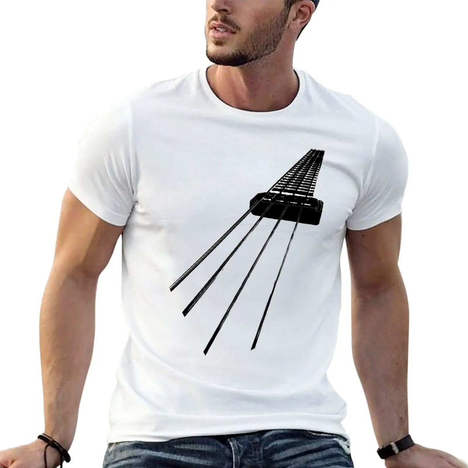 

Hofner Bass T-Shirt t shirt man luxury cotton tshirt 100% T-Shirt