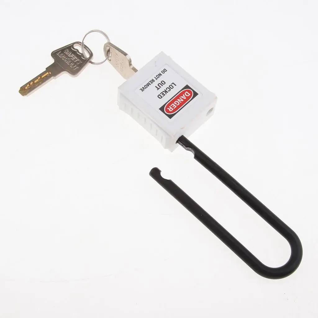 Isolation Lock Safety Padlock Outdoor Waterproof High Visibility Keyed Padlocks for Safe Equipment Shutdown