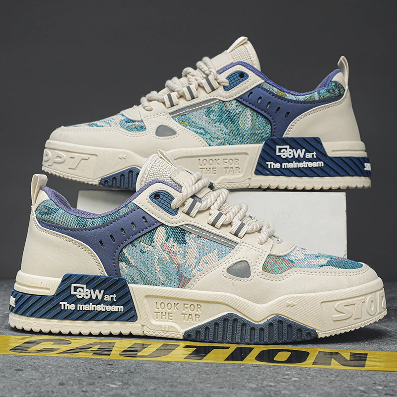 

Men's thick soled casual shoes soft soles four seasons comfort outdoor walking shoes fashion youth versatile trendy board shoes