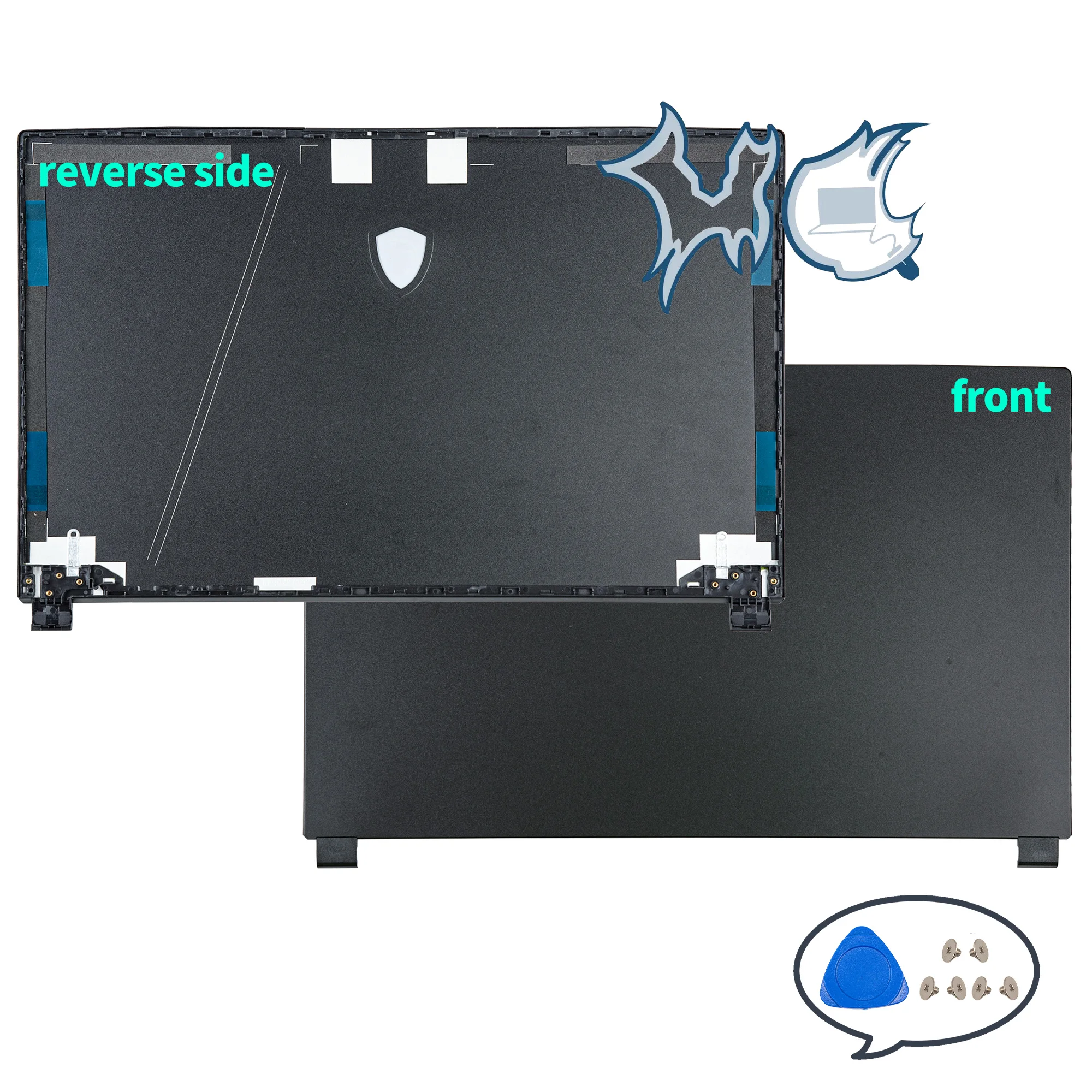 NEW Cases For GL75 9SE 9SD MS-17E2 MS-17E3 MS-17E4 LCD Back Cover Front Bezel HingeCover Hinges Laptop Parts Replace 17inch